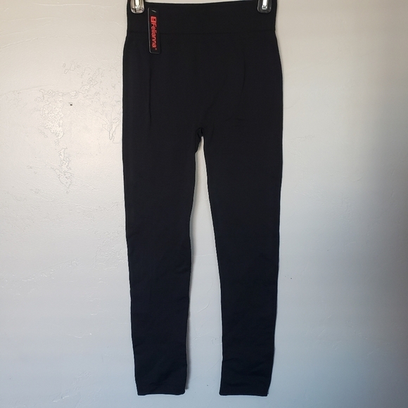 Felianna NWT Black Fleece Lined Leggings One Size OS - Picture 1 of 4